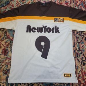 Retro Y2K New York Number 9 Jersey NYC Speed Life Engaged On The BGL XL
